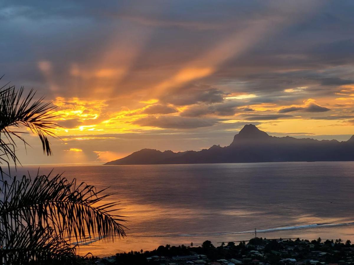 Au Soleil Couchant Punaauia  Exteriör bild